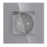 steckdose_deckel 1-fach grau