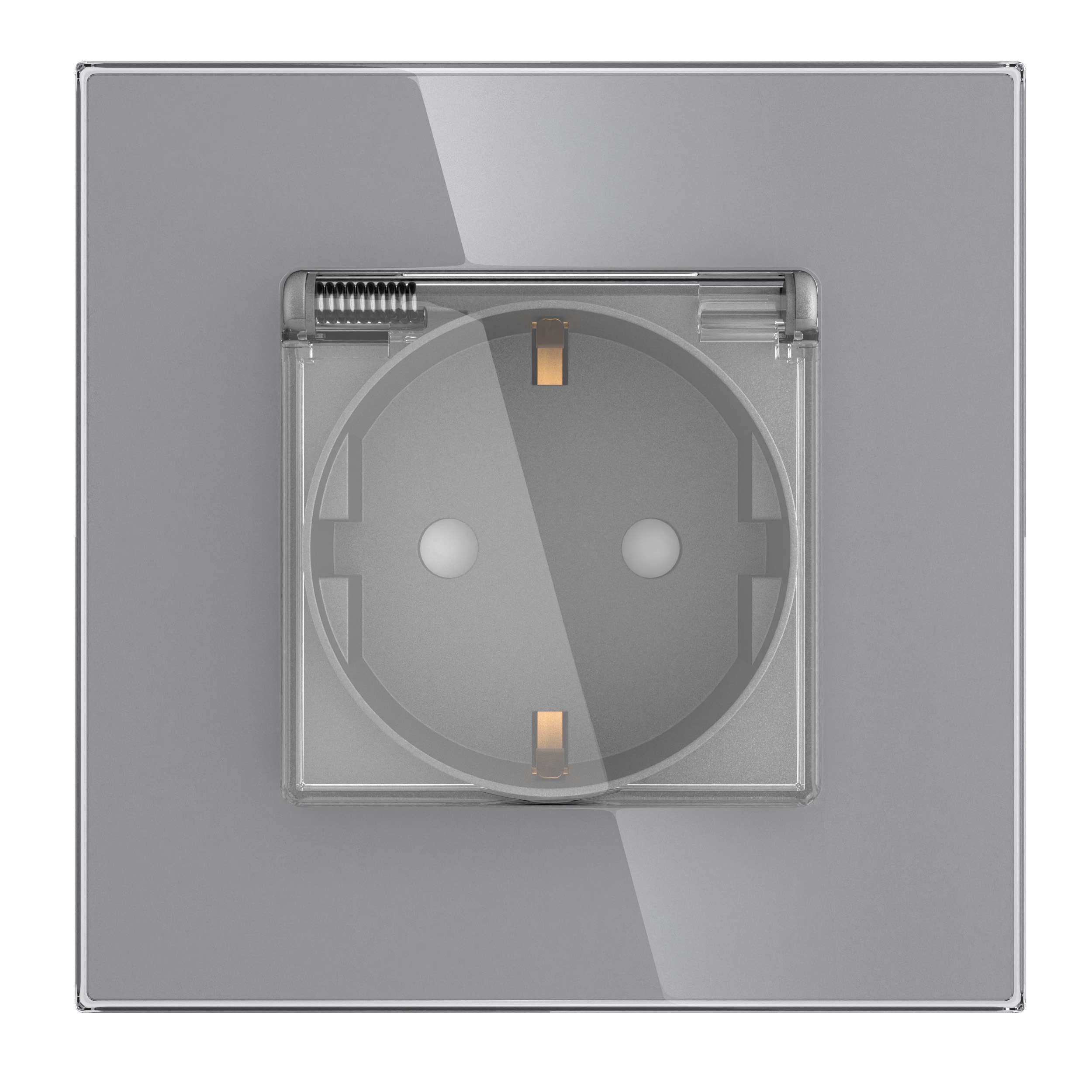 steckdose_deckel 1-fach grau